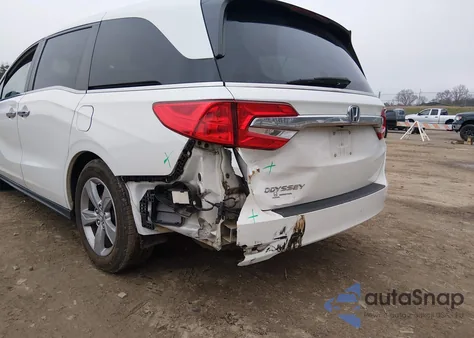 2020 Honda Odyssey Ex-L/Ex-L W/Navi Res from USA, damaged, VIN 5FNRL6H73LB048293